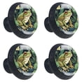 thumbnail image 2 of 4 Pcs Frog Knobs for Kitchen Cabinet Cupboard Dresser Bookcase Drawer Pulls Handles Round Home Decor, 2 of 8