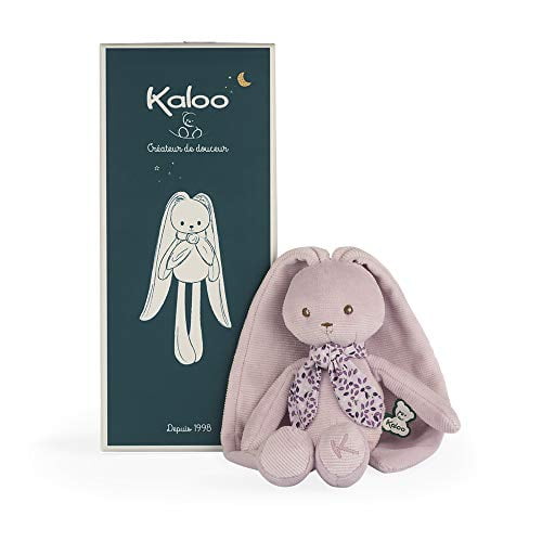 Kaloo Lapinoo My First Friend Corduroy Rabbit - Snuggly and Soft Stuffed Animal with Extra Long Ears - Machine Washable - 10? Tall in Gift Box - Pink Ages 0+ - K969940