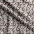 thumbnail image 1 of Soimoi Leaves Printed, Poly Canvas Fabric, Decor Sewing Fabric by The Yard 56 Inch Wide,Decorative Fabric for Curtains Tote Bags, White & Brown, 1 of 5