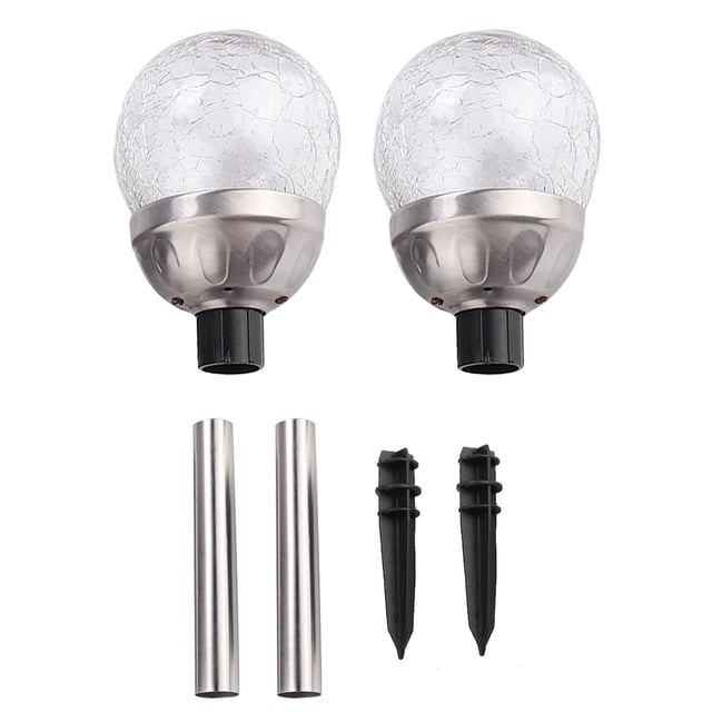 Luz de estaca LED, 2 piezas Lámpara solar de patio solar LED impermeable Luz de estaca solar diseñada por expertos Jadeshay A
