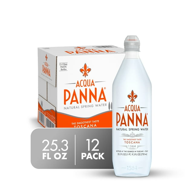 Acqua Panna Natural Spring Water 25 3 Fl Oz Plastic Bottles 12 Count Walmart Com Walmart Com