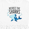 thumbnail image 4 of Inktastic Respect the Sharks Cute Hammerhead Shark Girls Toddler Dress, 4 of 5
