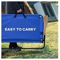 thumbnail image 6 of Double Folding Camping Chair Loveseat for 2 Adults, Portable Camping Couch with Cupholders, Outdoor Backpacking Beach Sports Travel Chair - Blue, 6 of 7