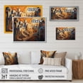 thumbnail image 4 of Designart "Yellow And Beige Retro Radiance" City Art Deco Canvas Wall Art, 4 of 5