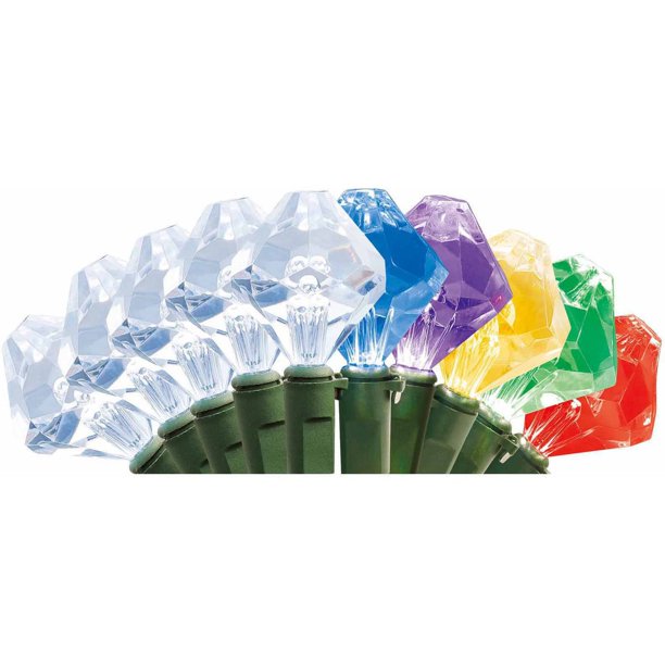 Holiday Time LED ColorChanging Chandelier Prism Christmas Lights, Cool