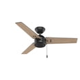 thumbnail image 4 of Ventilador de techo Hunter Cassius Negro 44 pulgadas, 4 of 5