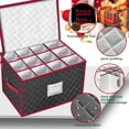 thumbnail image 4 of Funda de almacenamiento VERONLY para 24 copas de vino de 39 x 32 x 25 cm, 4 of 7