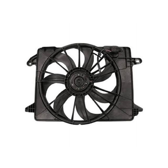 Radiator Fan Assembly - Compatible with 2009 - 2022 Dodge Charger Sedan 2010 2011 2012 2013 2014 2015 2016 2017 2018 2019 2020 2021