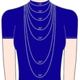 thumbnail image 3 of Precious Stars Genuine 14K Two-tone Gold 3.2mm White Pave Stamped Figaro Chain Necklace for Men and Women - Available in 16" 18" 20" 22" 24", 3 of 3