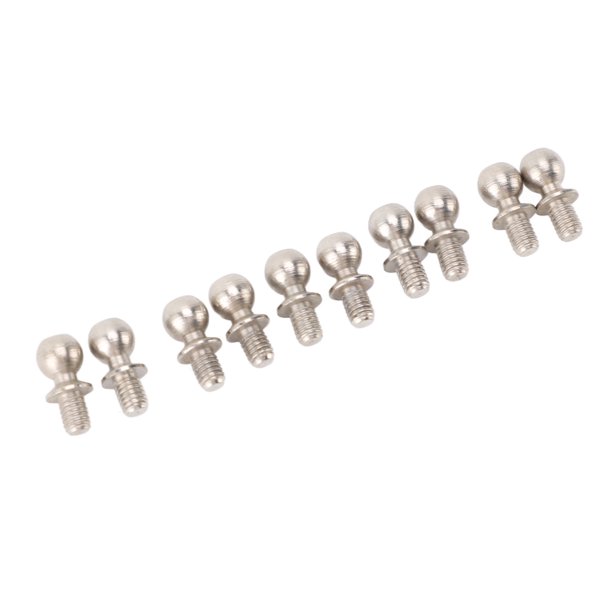 Tornillo de Cabeza de Bola, Ajuste Apretado de Repuesto, 10 Piezas de Tornillo de Cabeza de Bola de Coche RC para 144001 para 124010 PARA 124008 PARA 124019