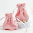 thumbnail image 3 of Billuyoard Bolsas de terciopelo para joyería, bolsas de almacenamiento de cuentas de juguete, paquete de dulces, bolsa de regalo, decoración de boda y Almacenamiento y organización del hogar Rosa Billuyoard HA079282-02, 3 of 6