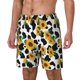 thumbnail image 1 of Balery Cute Cow Print Sunflower A Bañador para hombre, shorts de playa de secado rápido con entrepierna y forro de compresión-XX-Large, 1 of 6