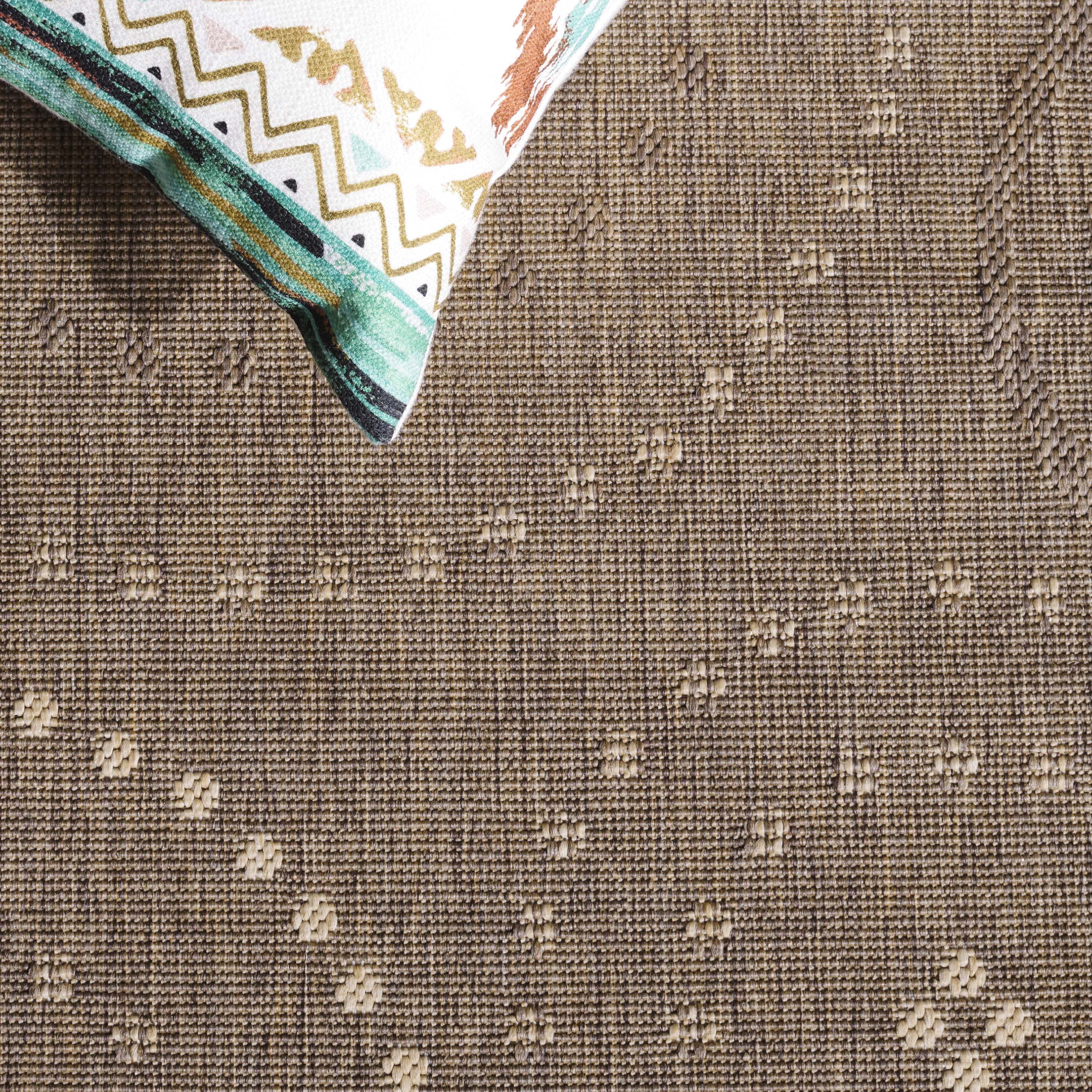 Safavieh Courtyard Hugo Oriental Indoor/Outdoor Runner Rug, Brown/Natural, 2'3" x 10'