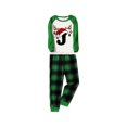 thumbnail image 5 of Generic Matching Family Christmas Pajamas Funny 26 Alphabet Matching Set Xmas Holiday Outfits Cute Letter Printed Sleepwear Vintage Christmas Family Long Sleeve Pajamas, 5 of 5
