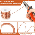 Soft Copper Wire for Electroculture Plants Bare Pure Copper Wire,1