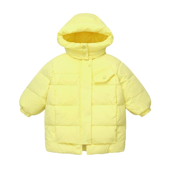Beautyzll Kids Boys Girls Fall Winter Down Puffer Jacket Coat Youth Warm Hooded Puffer Outerwear Fashion Lightweight Water-Resistant Packable Kid Puffer Jacket Winter Outwear 3-13T