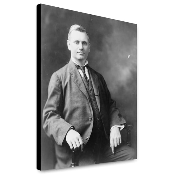 Canvas Print: Thomas Gore, Three-Quarter-Length Portrait, Seated, Facing Front