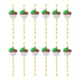 thumbnail image 2 of de 12 adornos para tartas de acción de gracias con purpurina, decoración para tartas de pavo, decoración para cupcakes de acción de gracias castaña, 2 of 9