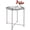 Grey, variant on End Table Metal Side Table Black Round Folding Tray Cyan Sofa Small Accent Fold-able Table, Round End Table Tray, Next to Sofa Table, Snack Table for Living Room and Bed Room