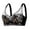 Womens Bras Black, variant on Womens Plus Size Everyday Bras, Women's Sexy Lace Floral Bras Underwire Everyday Bra Comfort See Through Push Up Deep V Bralettes S-2XL