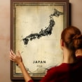 thumbnail image 6 of Japan Vintage Map Prints Canvas, Japan road Map Art Canvas, Canvas, ,Modern Wall Art, Street Map Artwork, 6 of 6