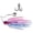4 Purple back powder, variant on CEORPER Fishing Lures Buzzbaits Jig Head Lures Fishing Baits for Trout