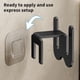thumbnail image 4 of Estante de pared para pantuflas de baño | Organizador colgante para zapatos | Soporte para zapatos sin taladro para sandalias, chanclas y calzado, 4 of 6
