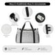 thumbnail image 4 of Fotbe Silver Mosaic Bolsa de Viaje con Estampado, Bolsa de Fin de Semana para Mujer con Compartimento para Zapatos, Bolsa de Gimnasio con Bolsillo Húmedo, 4 of 7