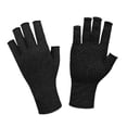 thumbnail image 2 of 2 Guantes De Compresión Sin Dedos Para Adultos, Guantes De Ciclismo Para Entrenamiento, Deportes, Trabajo, Negro, M 8 Cm X 17,5 Cm, 2 of 8