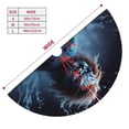thumbnail image 2 of Lsque Chucky Print Christmas Tree Skirt, Tree Skirt with Ties or Velcro, Perfect for Holiday Decorations, Halloween, and New Year-30", 2 of 7