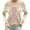 Beige, variant on Pink Ribbon Shirt for Women Breast-Cancer Support T-Shirts Long Sleeve Crew Neck Pullover Shirts