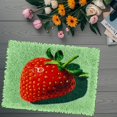thumbnail image 5 of DIY Rug Latch Hook Kits Red Strawberry Stamped Non-slip Mat Crochet Yarn Hook and Latch Emboridery Tapestry for Home Floor Decoration Pet Warm Cushion 52x38cm(4), 5 of 7