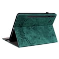 thumbnail image 5 of Case for Samsung Galaxy Tab S9+ 【12.4 inch】 , Butterfly & Rose Embossed Magnetic Clasp Stand Premium Multi-Angle Flip PU Leather Case with Stylus Holder Tablet Case,Green,For Galaxy Tab S9+, 5 of 7