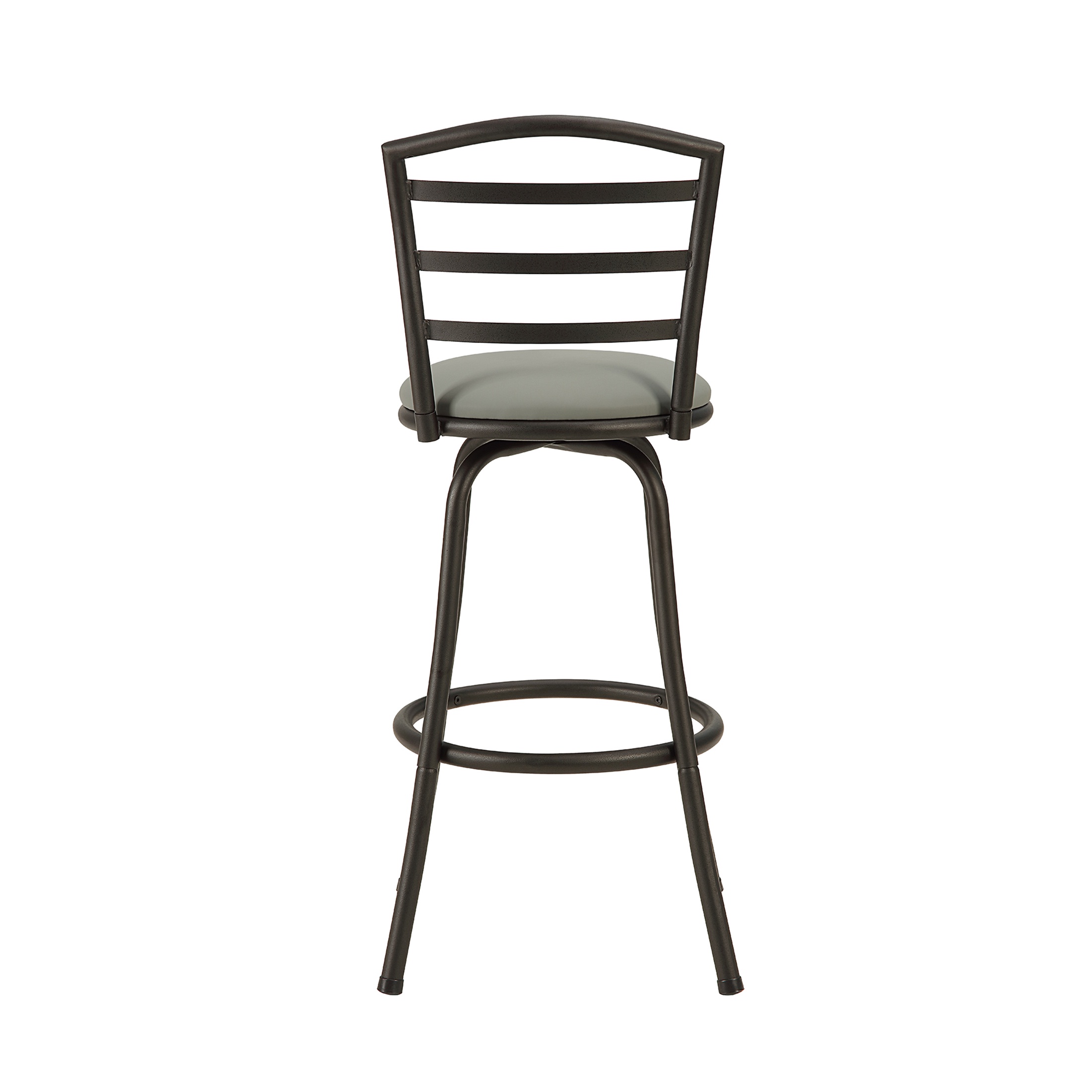 Mainstays 2-Pack Swivel Bar Stools, Adjustable 24-29 in, Black photo 5