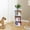 3 Tier, variant on Miumaeov 2 Layers Rotating Bookshelf Floor Display Rack White PVC Wood Plastic for Living Room Study Office