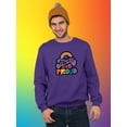 thumbnail image 2 of The Future Is Proud. Sweatshirt Men -Smartprints Designs, Male x-Large, 2 of 4