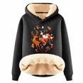 thumbnail image 1 of WEAIXIMIUNG Robe Sweat-Shirt Filles Imprimé Père Noël avec Capuche Confortable à Manches Longues, 1 of 4