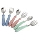 thumbnail image 3 of 6pcs Cucharas y horquillas creativas de acero inoxidable para niños (color surtido), 3 of 8