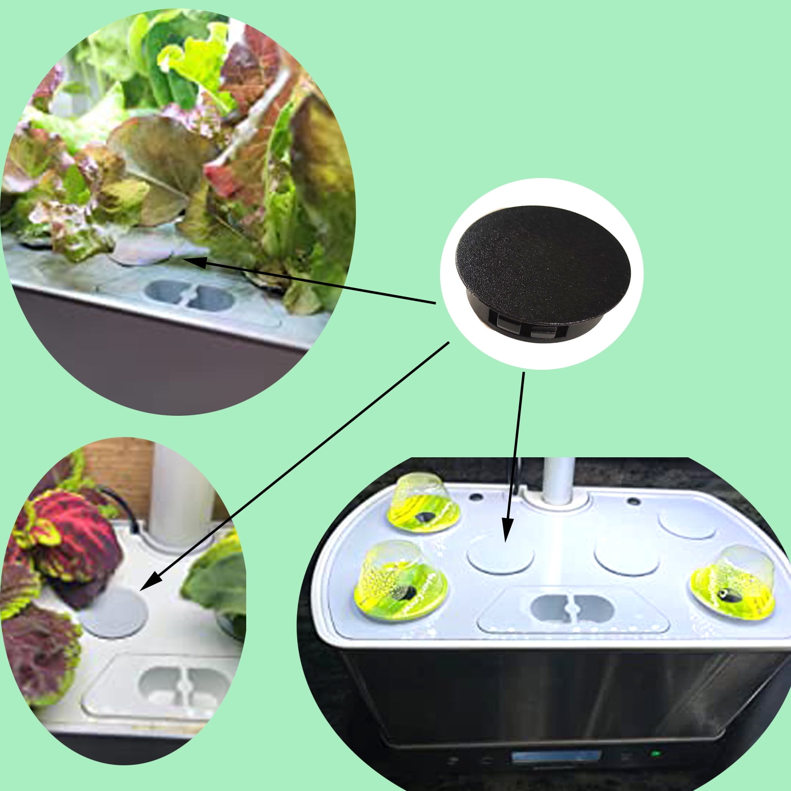 Aero-Garden Ersatzpumpe Mit Filtern - 2 Stück Für Hydrokultur-Systeme