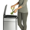 thumbnail image 6 of simplehuman 40 Liter / 10.6 Gallon Slim Touch-Bar Kitchen Trash Can, Brushed Stainless Steel, 6 of 6
