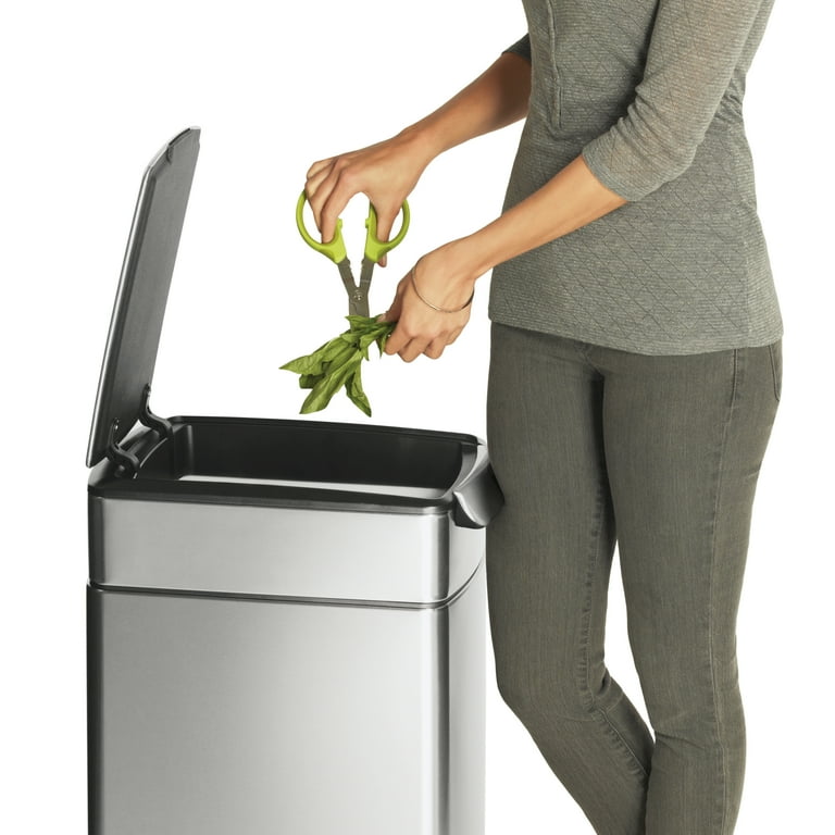 Free Shipping! simplehuman 40L/10.6G Slim Touch-Bar Trash