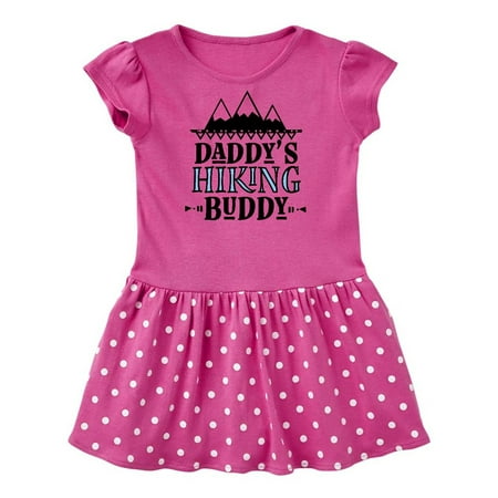 

Inktastic Daddys Hiking Buddy Childs Hiker Gift Baby Girl Dress