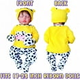 thumbnail image 3 of Reborn Baby Dolls Clothes for 17-22 Inch Newborn Baby Doll Girl, Baby Doll Clothes Outfit Accessories fit 17-22 Inch Baby Doll Girl (Elephant Pattern), 3 of 6