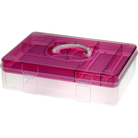 livinbox TB Plastic Handle Portable Project Storage Tool Box Container
