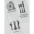 thumbnail image 2 of DII Modern Cotton Assorted Vintage Print Dishtowels in White (Set of 3), 2 of 3