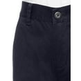 thumbnail image 2 of AKA Boys Flat-Front Back Elastic Straight-Leg Cotton Twill Pants, 2 of 2