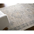 thumbnail image 6 of HomeRoots 566174 2 x 3 ft. Oriental Hand Woven Distressed Rectangle Area Rug with Fringe, Tan & Gray, 6 of 10