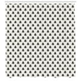 thumbnail image 3 of Ambesonne Christmas Shower Curtain, Fir Tree Silhouette, 69"Wx75"L, Charcoal Grey and Ivory, 3 of 3