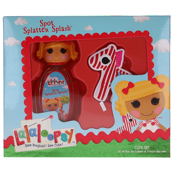 Spot Splatter Splash par Lalaloopsy pour Enfants Ensemble : EDT+Hair Clip 1.7oz Neuf 50ml