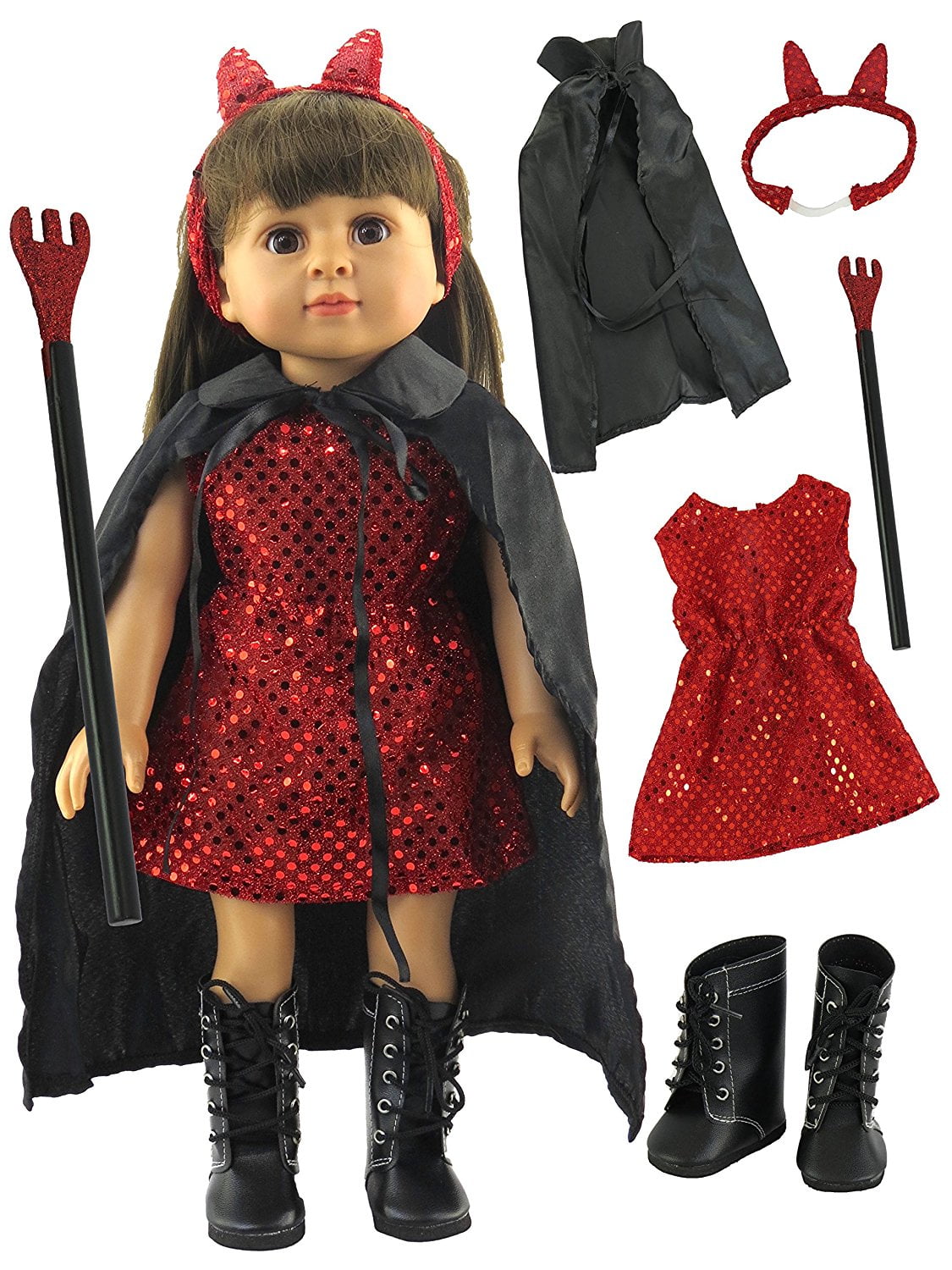 Doll Costume 18 Inch Costume Pirate Costume 18 Inch Doll Clothes American Girl Like Doll Costume Fits Like American Girl Doll,